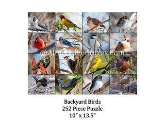 Backyard Birds - Puzzle de 252 pièces - Puzzle d’oiseaux