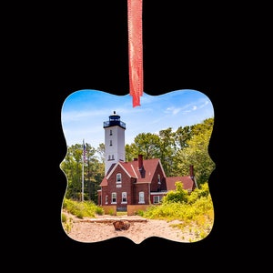 Presque Isle, Erie, PA Christmas Ornament 2 sided image 3