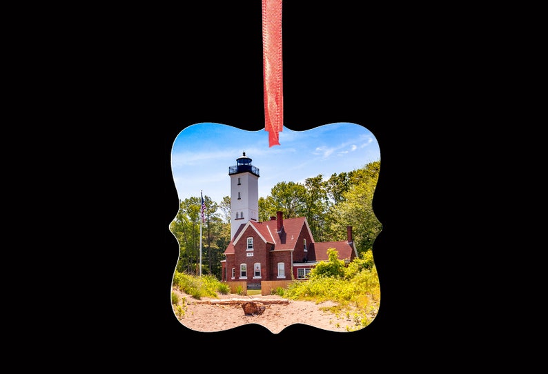 Presque Isle, Erie, PA Christmas Ornament 2 sided image 3