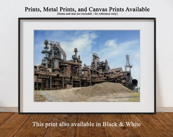 Bethlehem Steel - Industrial Photography - prints, metal prints, canvas