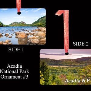 Acadia National Park - style #3 - Christmas Ornament - 2 sided