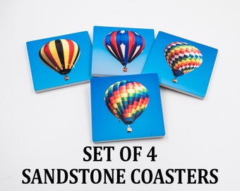 Set of 4 Hot Air Balloon Coasters