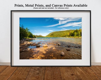 Acadia National Park - Jordan Pond - The Bubbles - Maine - prints, metal prints, canvas