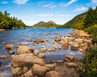 Jordan Pond, Acadia National Park - impression métal