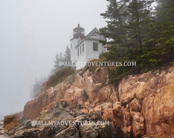 Bass Harbor Head Lighthouse, Acadia National Park - Metal Print