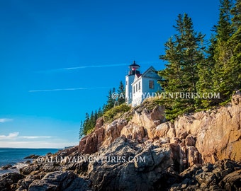 Bass Harbor Head Lighthouse, Acadia National Park - Metal Print