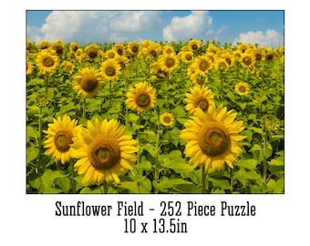 Sunflower Puzzle | Etsy