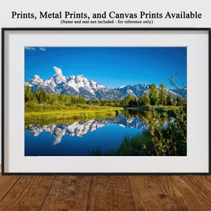Grand Teton - Schwabacher Landing - prints, metal prints, canvas