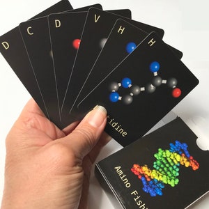 Amino Fish - Amino acid playing cards for biology education and biology gifts