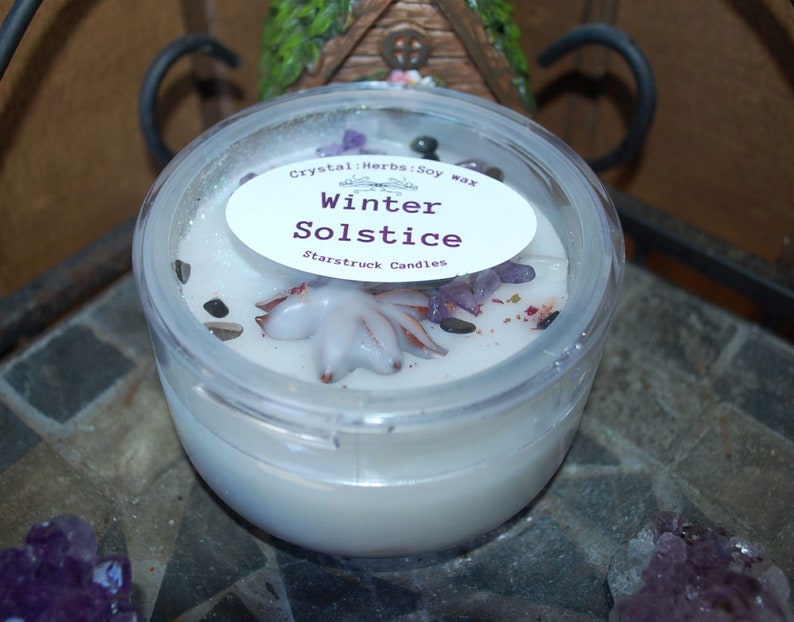 Winter Solstice Candle. Pagan Candle. Solstice Etsy