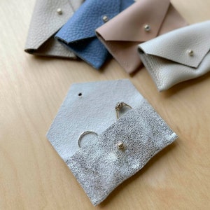Pochette pour alliances pour couple, étui personnalisé pour double porte-anneaux, porte-alliances, ensemble de bagues pour elle et lui.