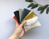 Vegan Leather Card Holder made with Piñatex a plant based leather made from Pineapple leaf fibre.