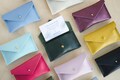 Personalized Italian Leather Card Holder: Slim Business Card Case