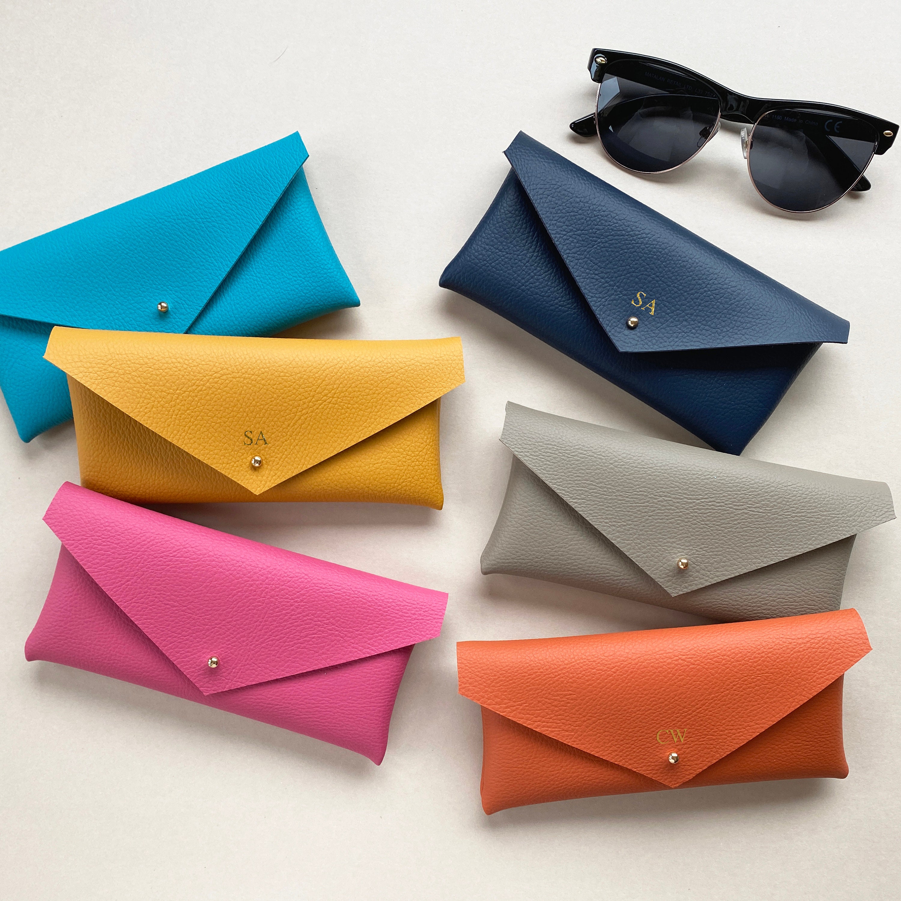 Vitrina Gafas Cuero GRTCZYSL Caja Gafas Sol 18 Compartimentos - Organizador Cuero 3 Niveles Organizador Lentes De Sol