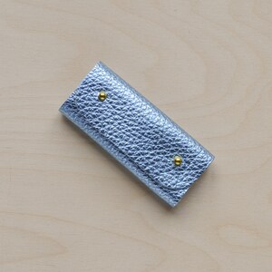 Mini Leather Sewing Needle Case: Colourful Sewing Birthday Gift Metallic Diamond