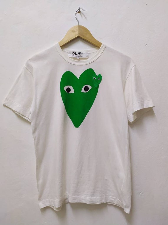 cdg white tee