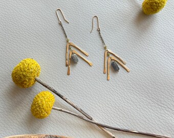 Fern Labradorite Drops