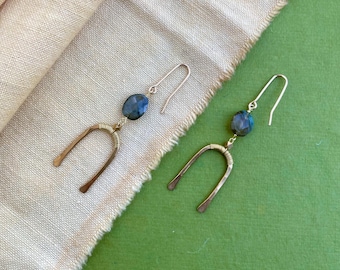 Labradorite Mini Tuner Earrings