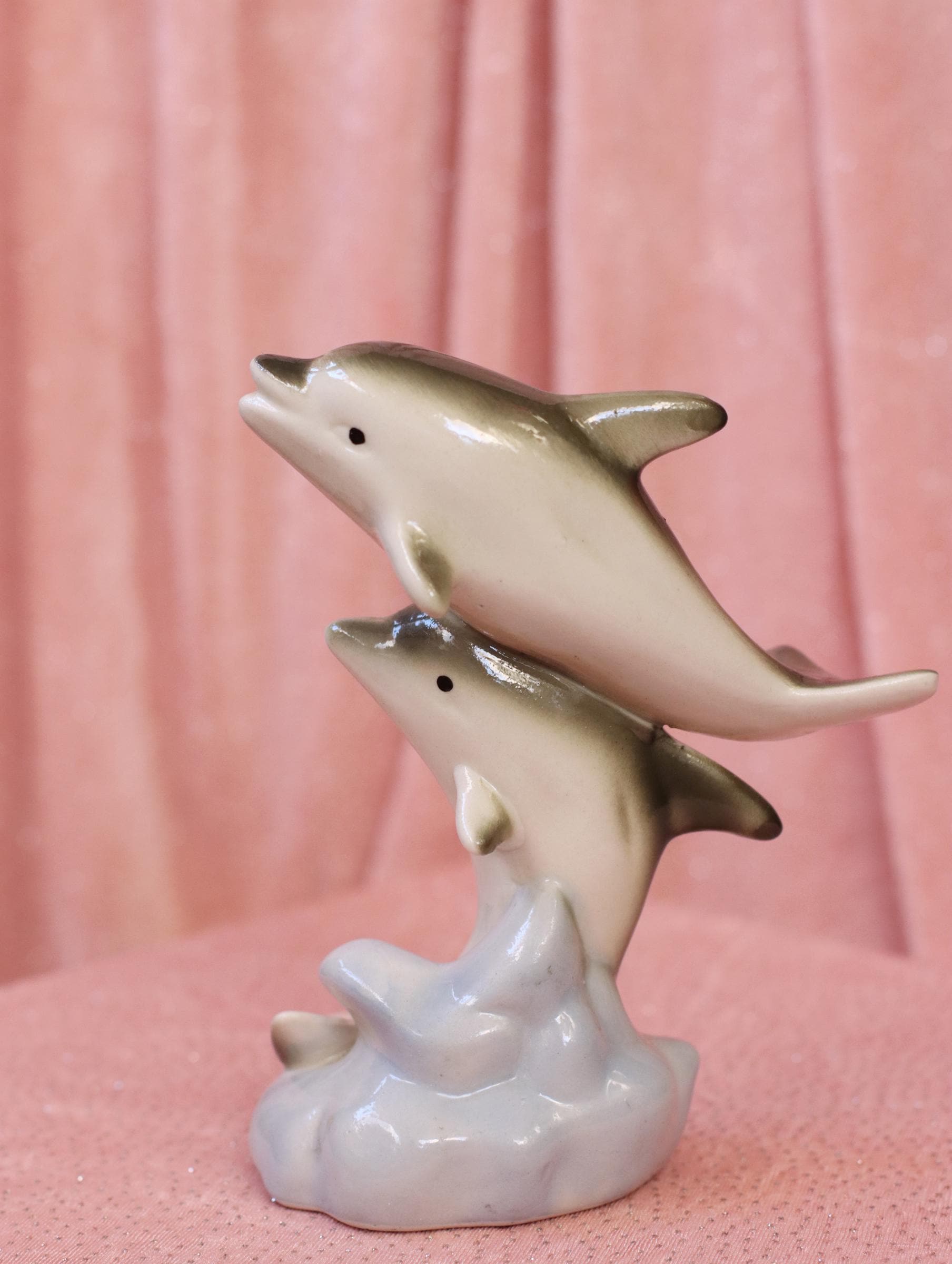 ドルフィン フィギュア 陶器製 Vintage ceramic dolphin figurine - Etsy 日本
