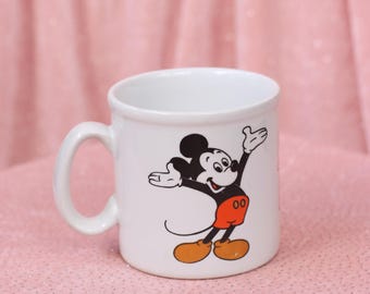 1970er Jahre Tom Green Micky Maus Tasse – Disney Sammlerstück