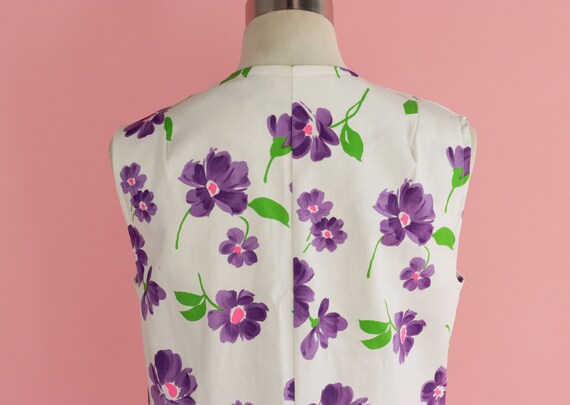 70 floral zip up tennis dress with front pocket a… - image 7
