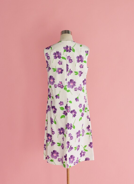 70 floral zip up tennis dress with front pocket a… - image 6