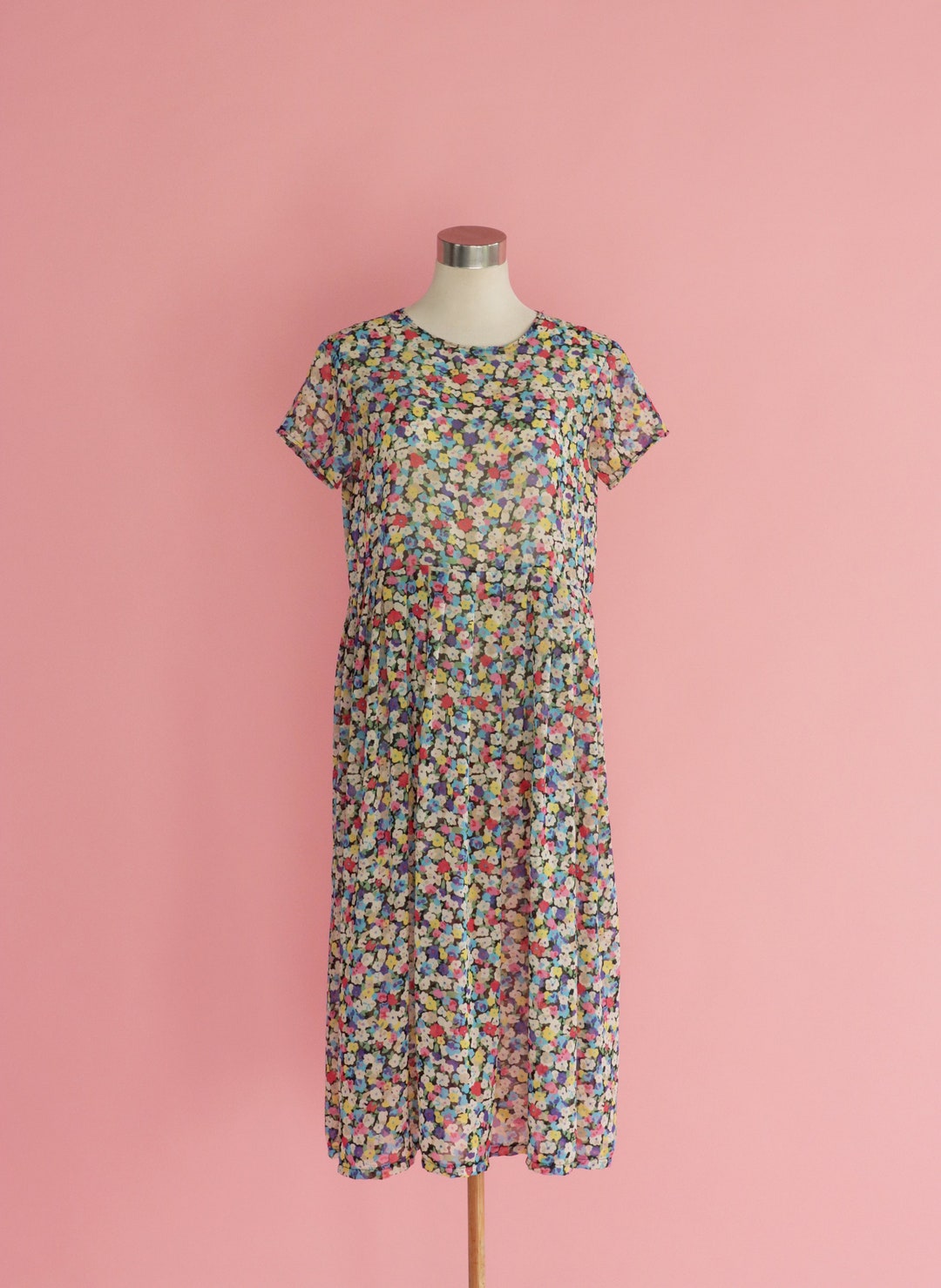 90s-style-floral-rainbow-baby-doll-dress-etsy