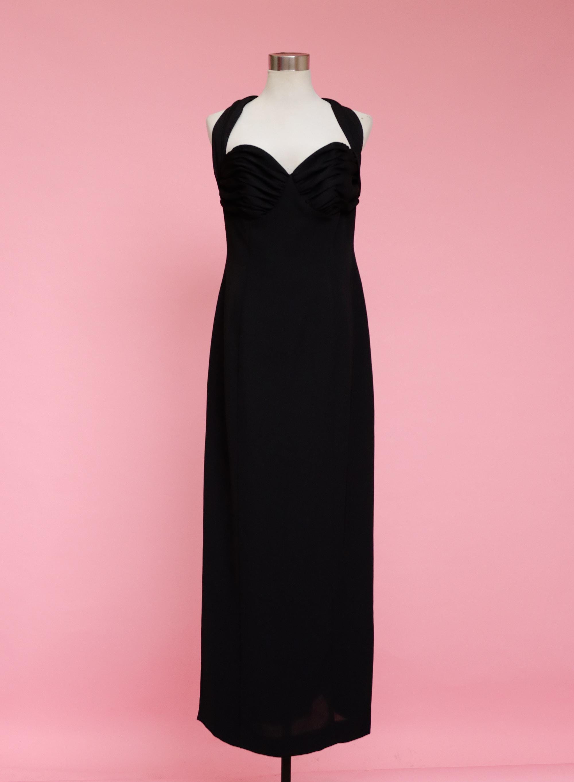 60s black tie dress 1960s Manhattan Cocktail Dress