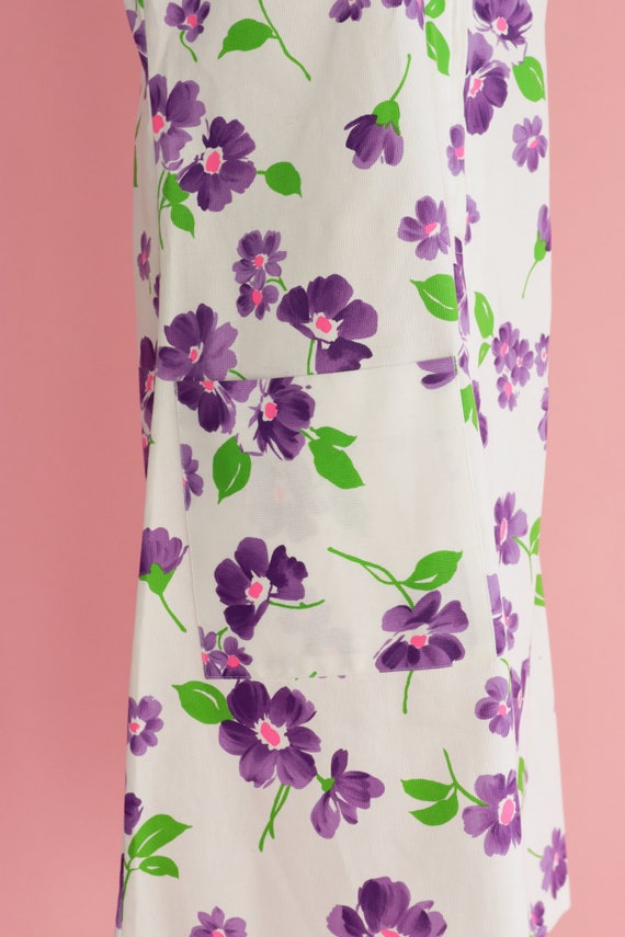 70 floral zip up tennis dress with front pocket a… - image 4
