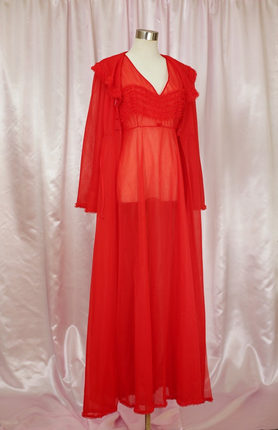 matching nightie and dressing gown