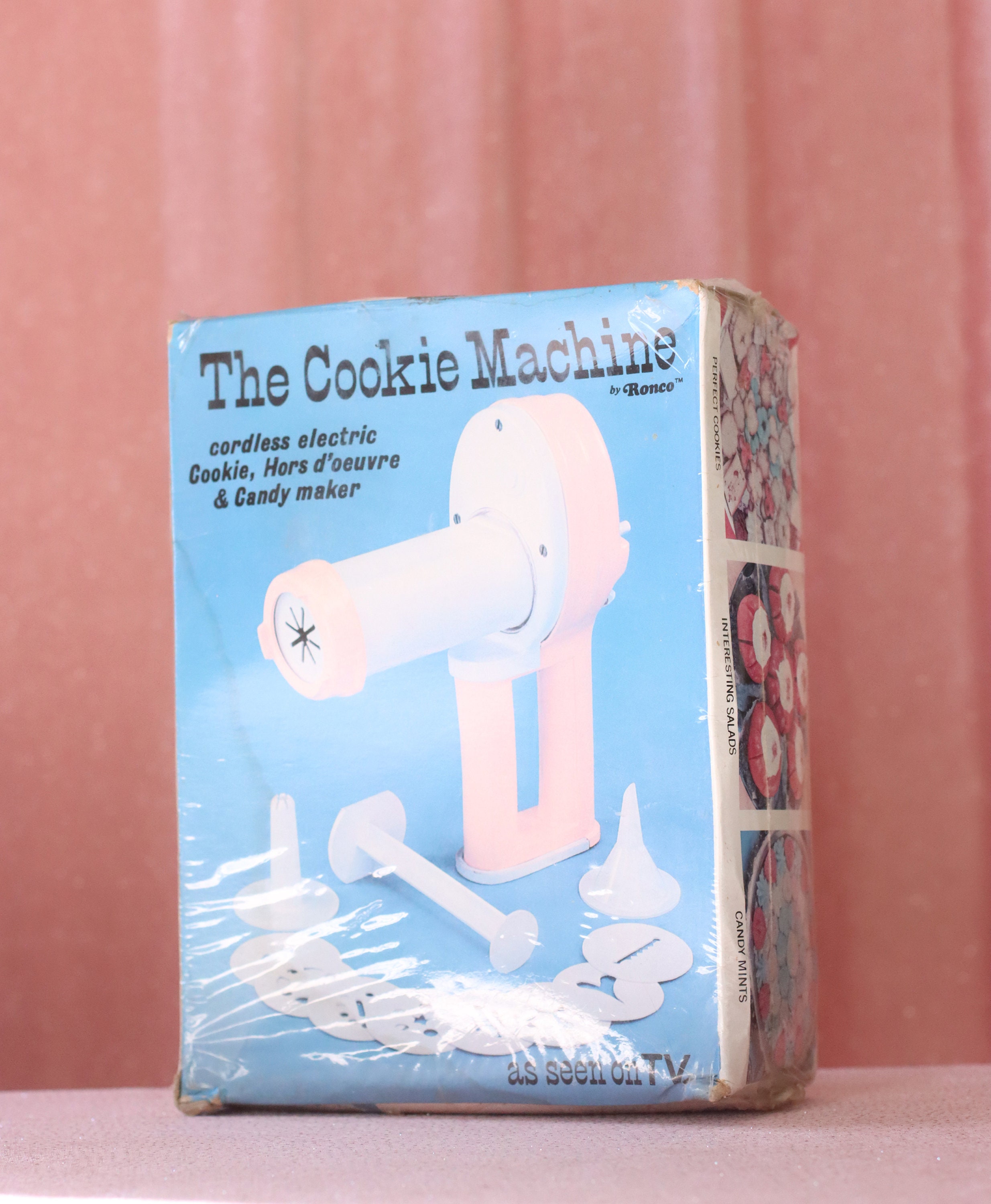 Vintage Retro Ronco the Cookie Machine as Seen on TV 1976 Biscuit Maker 