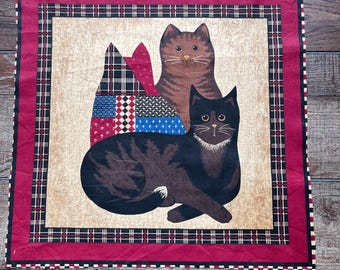 ヴィンテージキルトブロック、10〜12インチ、2個入り - スローステッチ