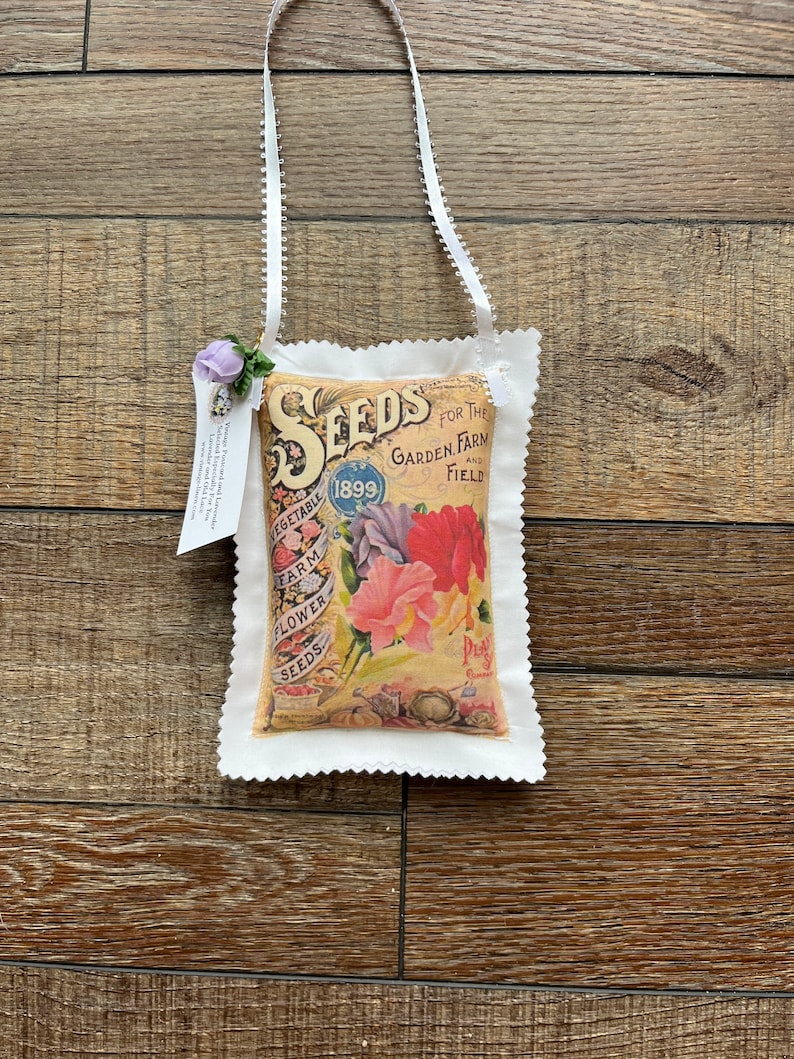 Lavender Sachet, Organic French Lavender, Scented Sachet, Fragrant Sachet, Lavender Pillow Gardner gift image 2