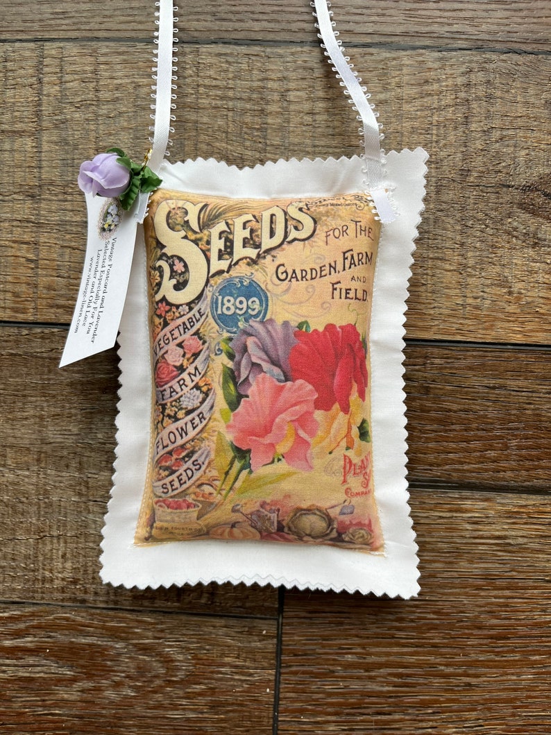 Lavender Sachet, Organic French Lavender, Scented Sachet, Fragrant Sachet, Lavender Pillow Gardner gift image 1