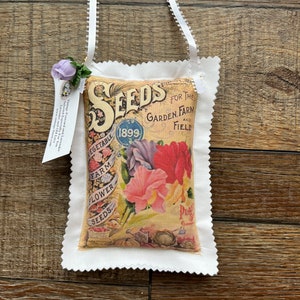 Lavender Sachet, Organic French Lavender, Scented Sachet, Fragrant Sachet, Lavender Pillow Gardner gift image 7