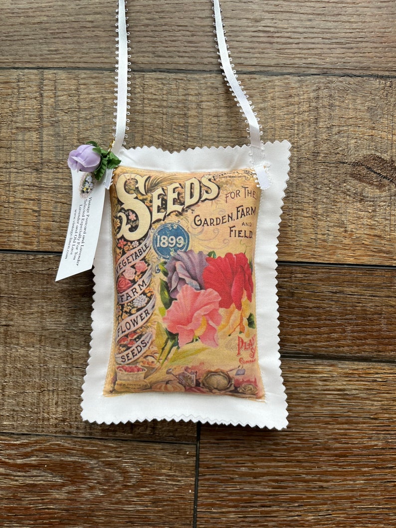 Lavender Sachet, Organic French Lavender, Scented Sachet, Fragrant Sachet, Lavender Pillow Gardner gift image 7