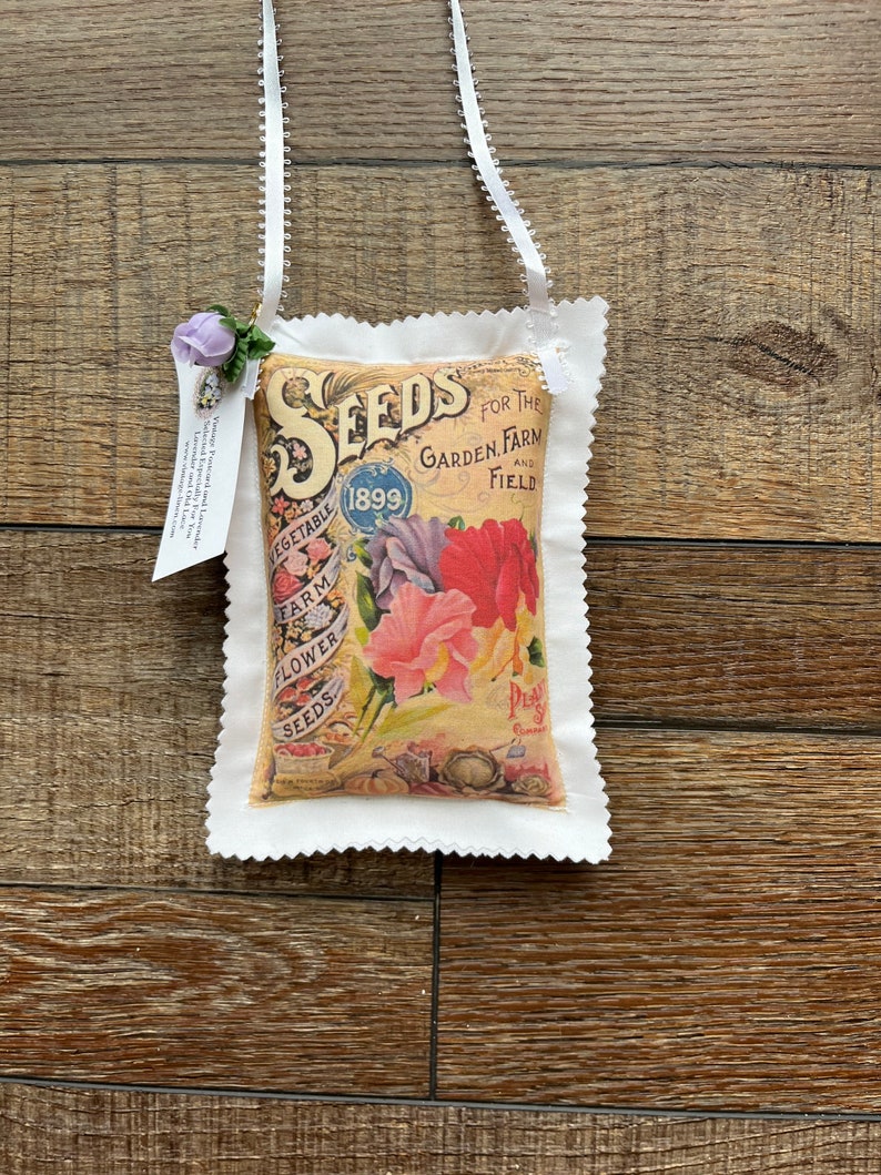 Lavender Sachet, Organic French Lavender, Scented Sachet, Fragrant Sachet, Lavender Pillow Gardner gift image 6