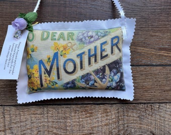 Lavender Sachet, Organic French Lavender, Scented Sachet, Fragrant Sachet, Lavender Pillow, Mother gift