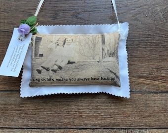 Lavender Sachet, Organic French Lavender, Scented Sachet, Fragrant Sachet, Lavender Pillow, Sister Gift