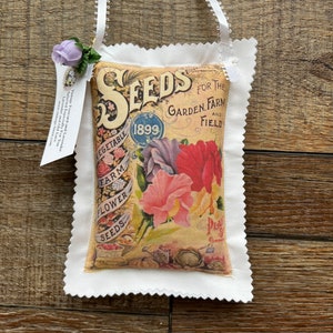 Lavender Sachet, Organic French Lavender, Scented Sachet, Fragrant Sachet, Lavender Pillow Gardner gift image 3