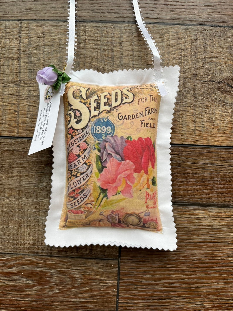 Lavender Sachet, Organic French Lavender, Scented Sachet, Fragrant Sachet, Lavender Pillow Gardner gift image 3