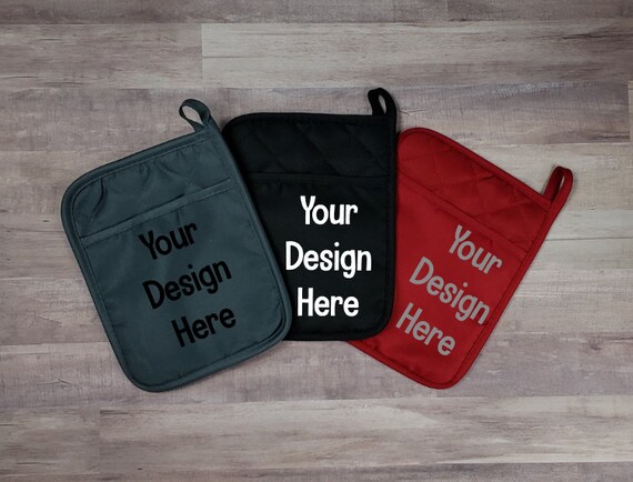 Download All 3 Colors Pocket Pot Holder Mock Up File Rustic Great Mock Etsy