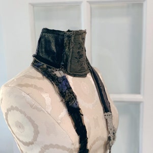 Handmade Distressed Bandana Scarf: Reimagined Festival Accessory