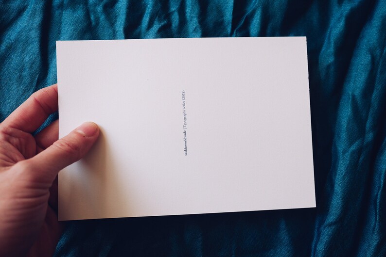 Typography series set of three