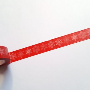 snowflakes washi tape