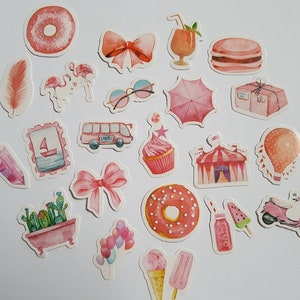 girly stickers set