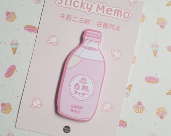 soda bottle sticky notes memo pad