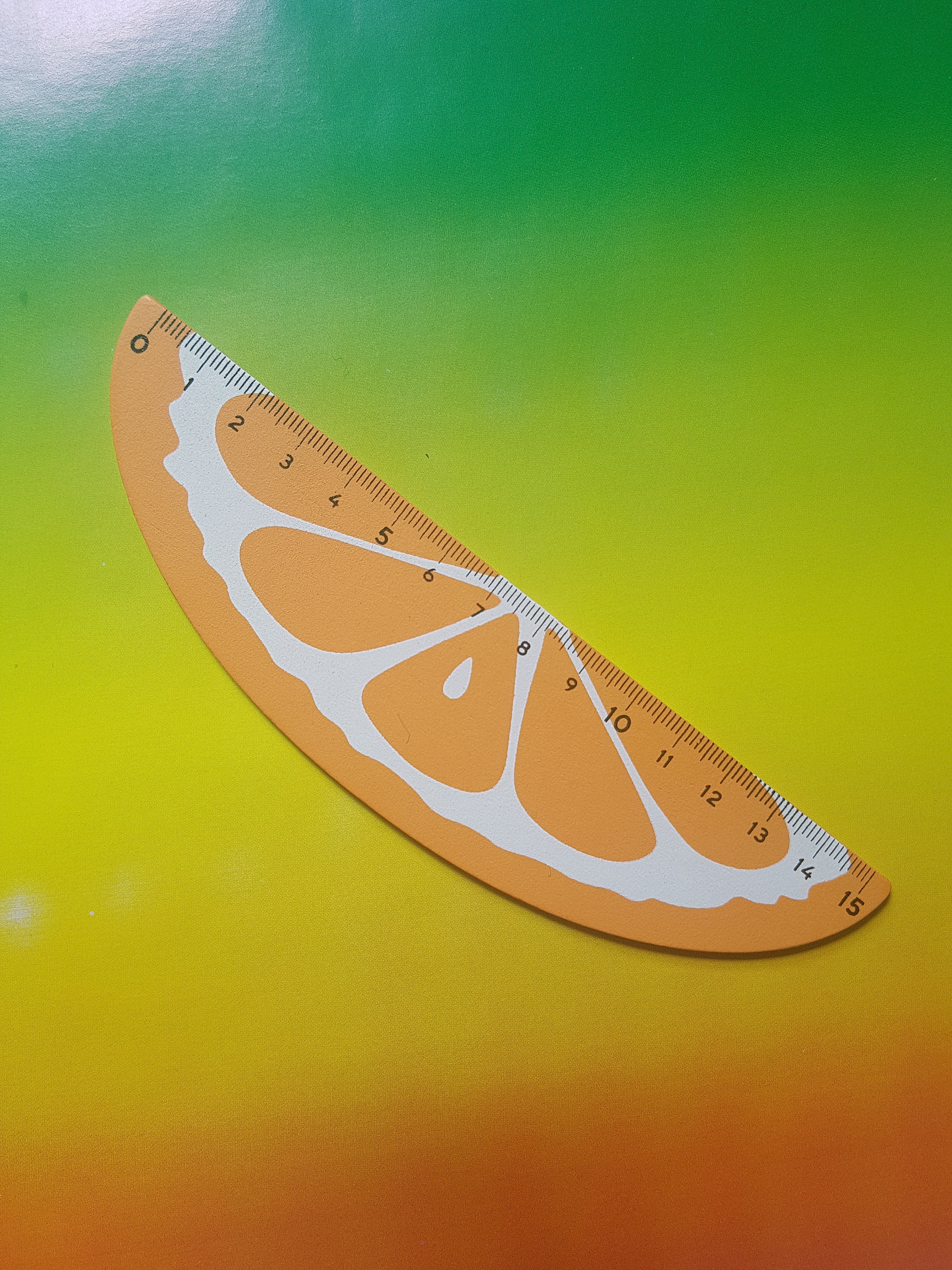 Novelt Ruler Fruity Wooden Ruler | Cute Novelty Stationery | Kiwi, Lemon, Orange ...