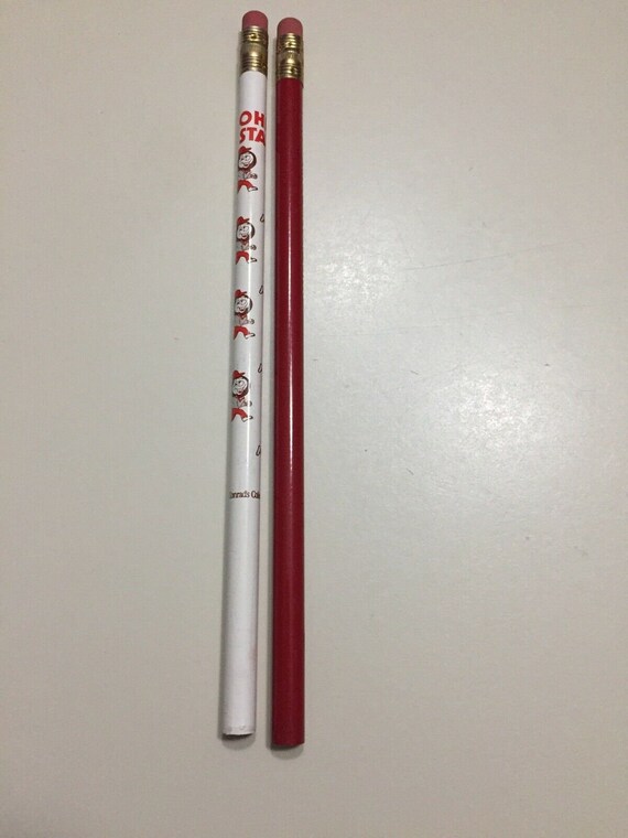2 Vintage Ohio State Pencils Vintage Brutus unused Etsy