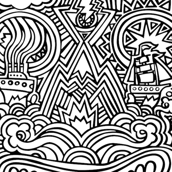 Street Art Coloring Sheets - Iweky